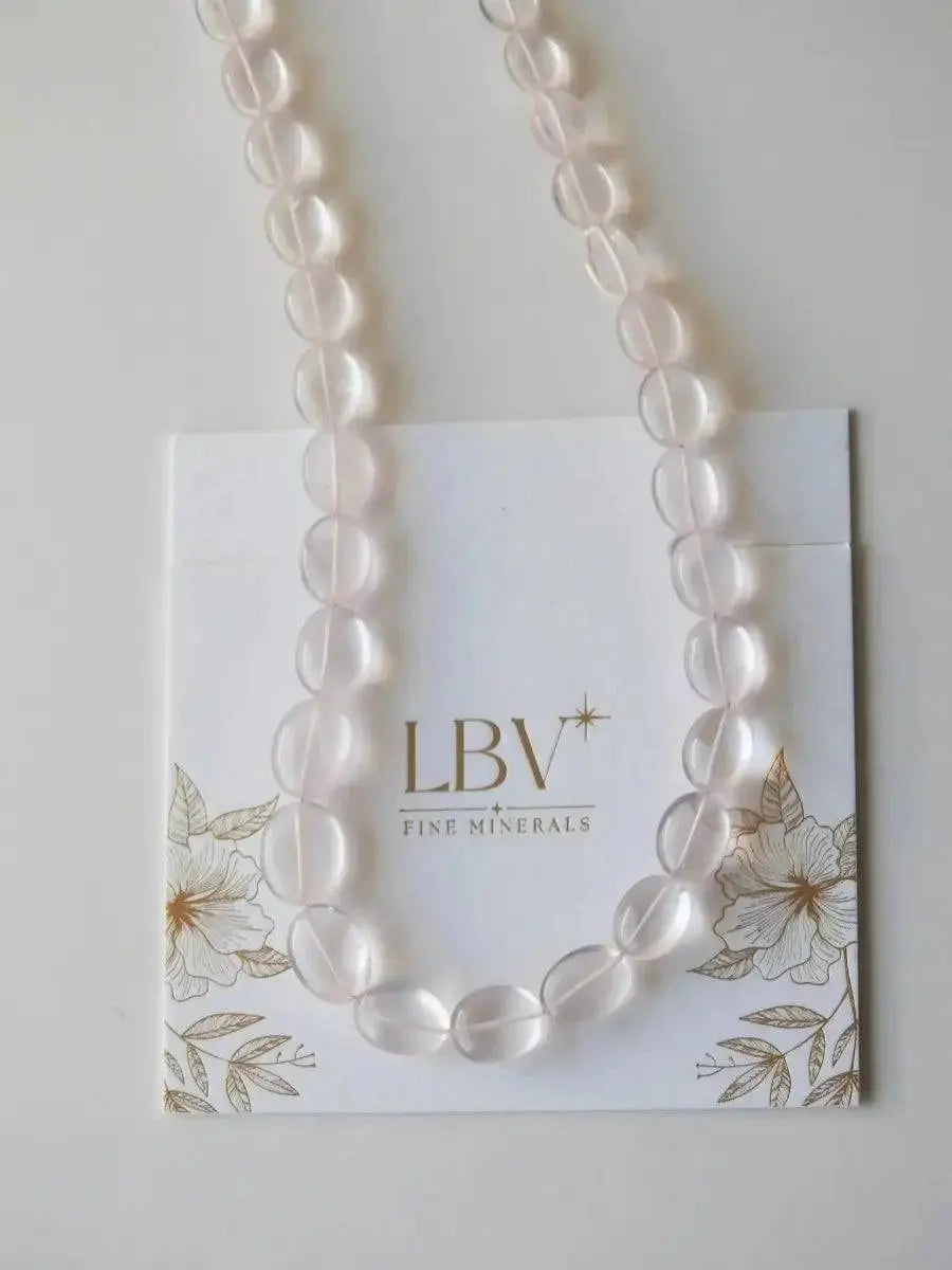 Rose Radiance Rivière Necklace - Rose Quartz Jewelry view 6